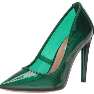 Steve Madden Tamper Acrylic Pump in Green